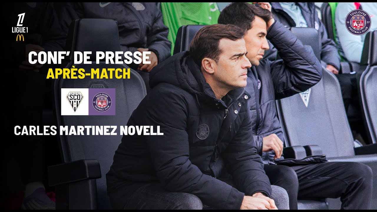 La conférence de presse de C.Martinez Novell après Angers-TéFéCé, 21e journée de Ligue 1 McDonald's