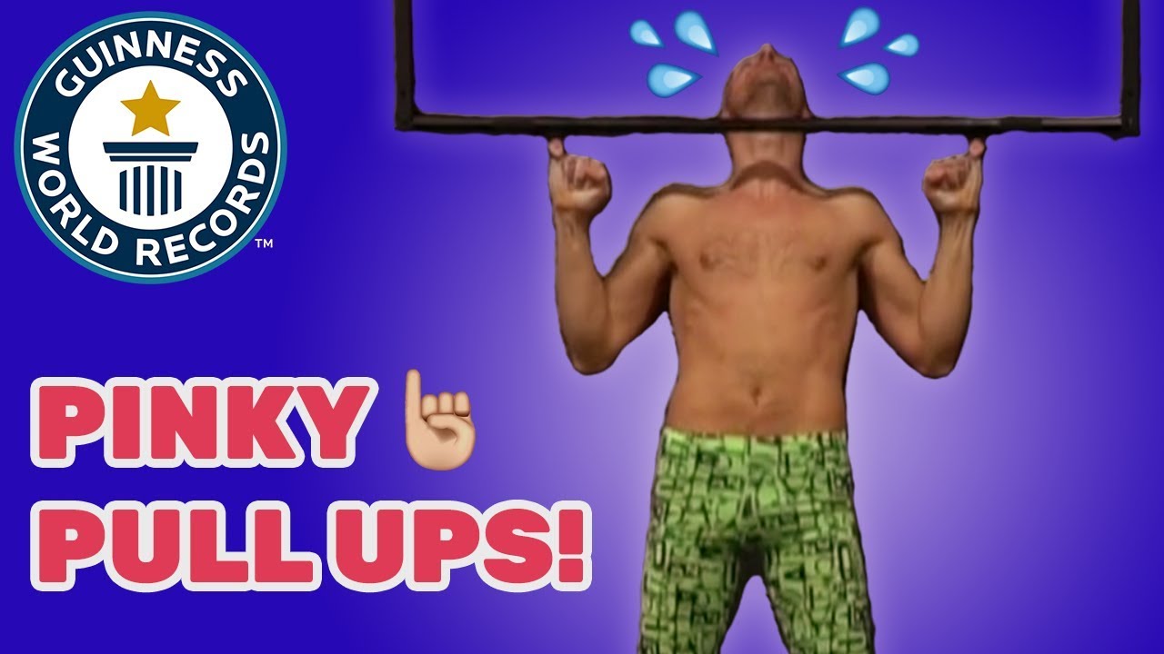 Most consecutive pinky pull ups - Guinness World Records