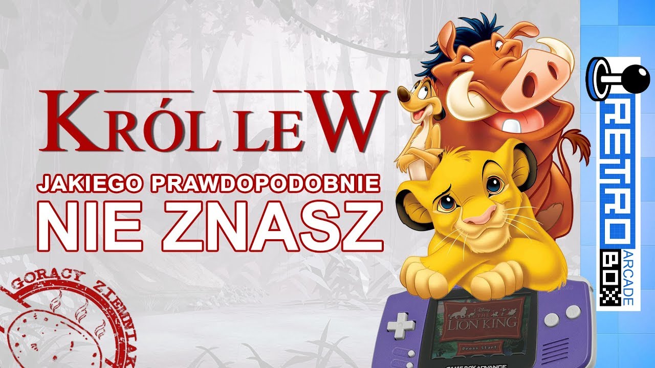 Gorący Ziemniak 3: Król Lew jakiego pewnie nie znasz [GBA - Lion King] - ZMCz #13