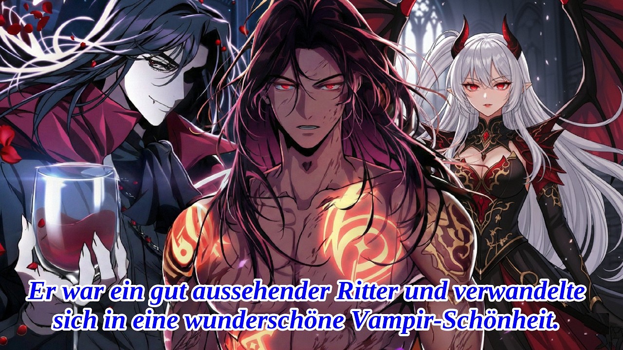 Er war ein gut aussehender Ritter und verwandelte sich in eine wunderschöne Vampir-Schönheit.