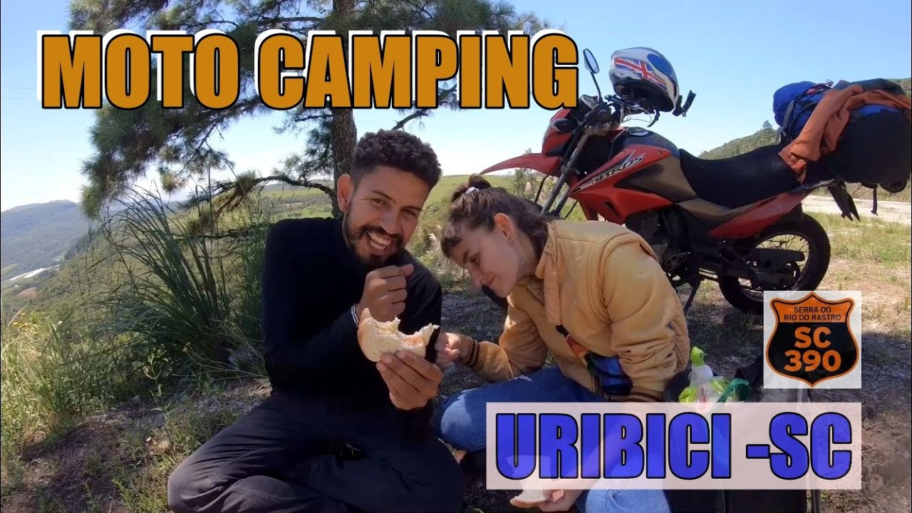 VIAGEM DE MOTO bros 150 - Floripa a Urubici - CAMPING