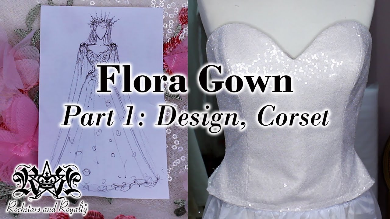 Making A Sequin Corset | Flora Gown Part 1