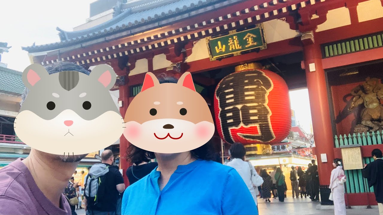 絶品！浅草のもんじゃ焼きと皇居でパンを持ってピクニック