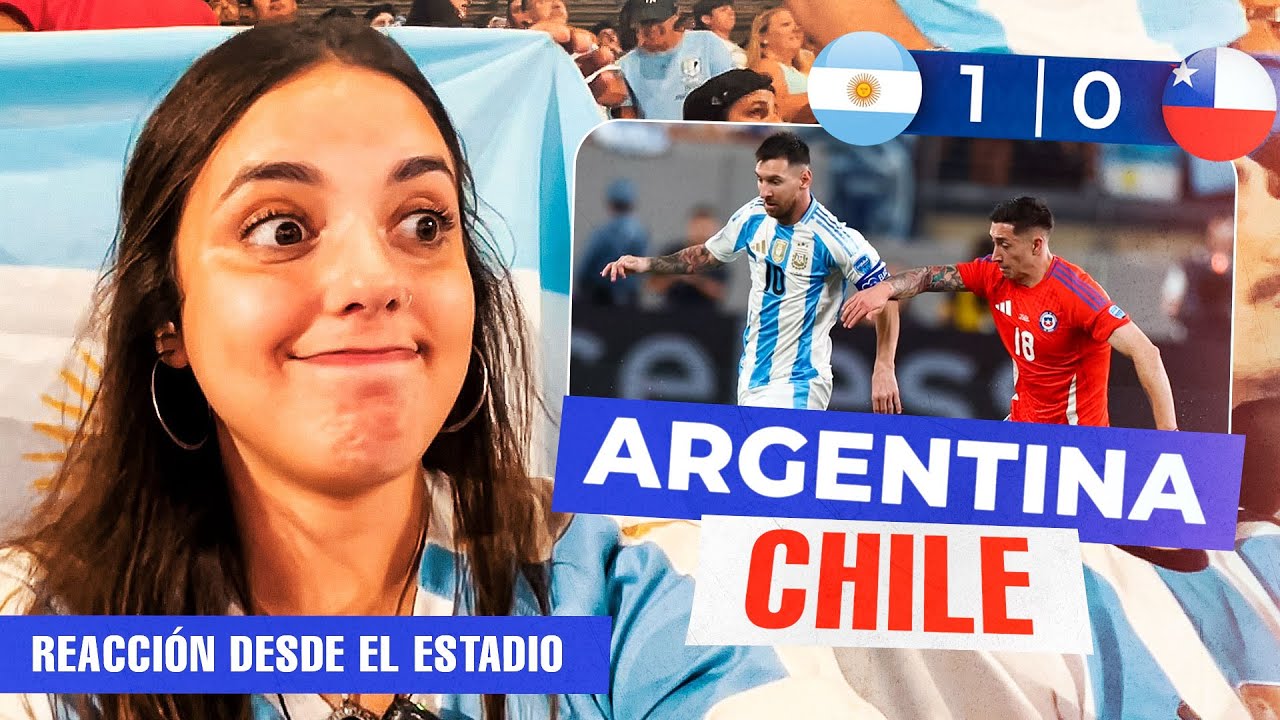 ARGENTINA 1 - CHILE 0 | REACCIÓN URUGUAYA desde el ESTADIO *Copa América 2024*