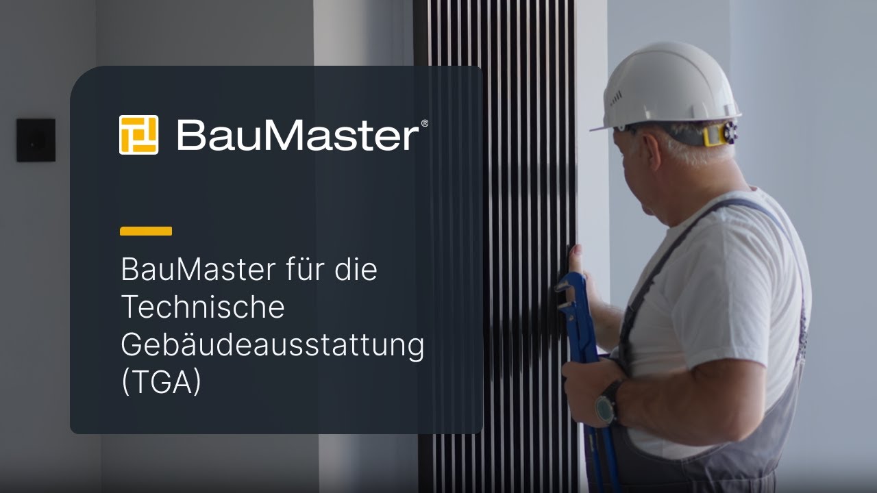 BauMaster für die Technische Gebäudeausstattung (TGA)