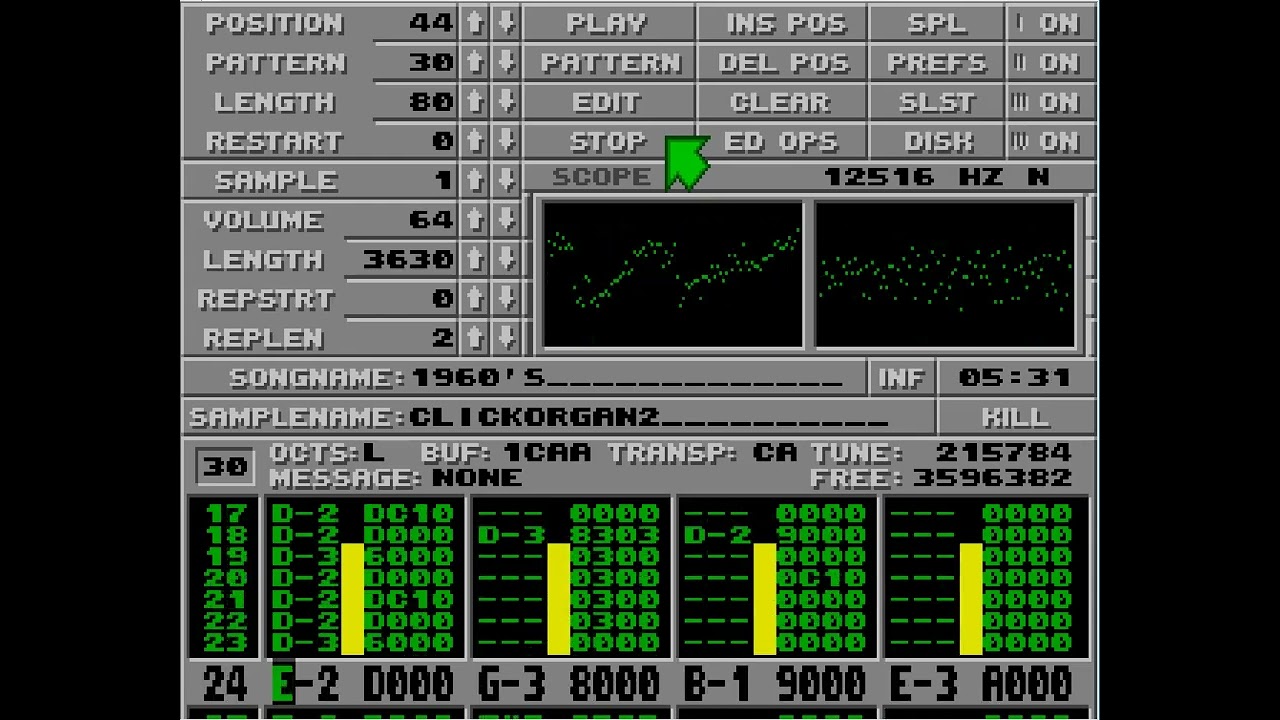 Atari ST Protracker Mods - 1960s Mix