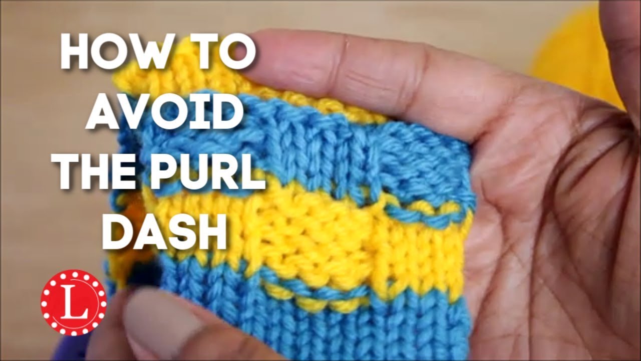 Loom Knit Stitch How to Avoid the Purl Dash BlipTell You Tuesday EP8