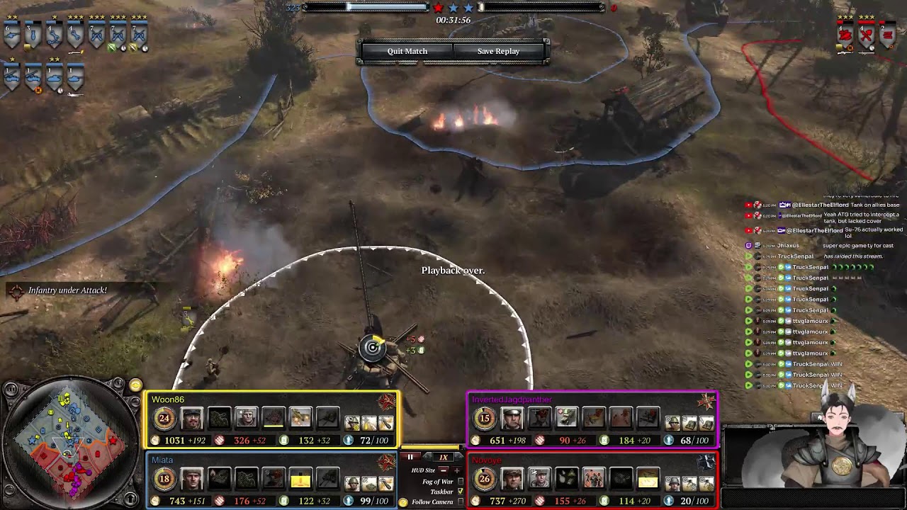 Live Casting Replays || Company of Heroes 2