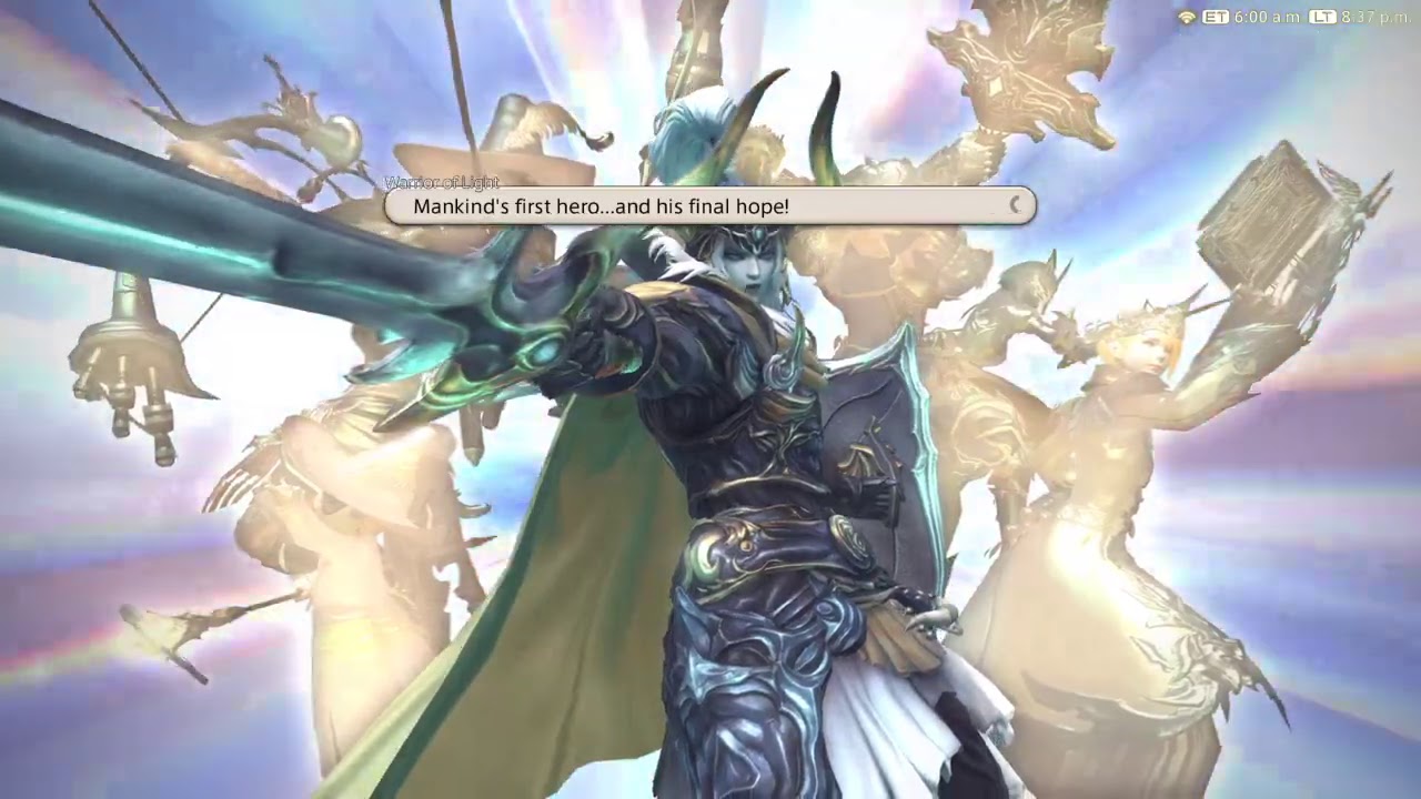 FINAL FANTASY XIV Trial Battle: VS Warrior of Light (Elidibus)