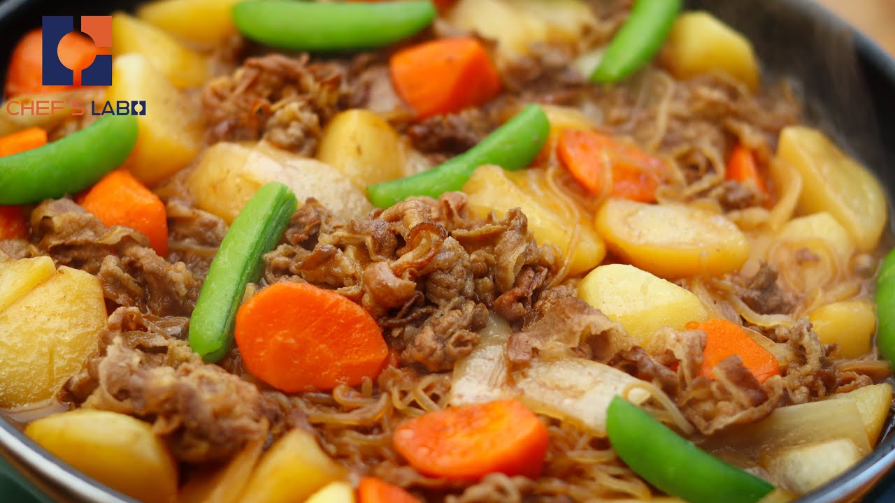 Рецепт Никуджага | Японское рагу из мяса и картофеля