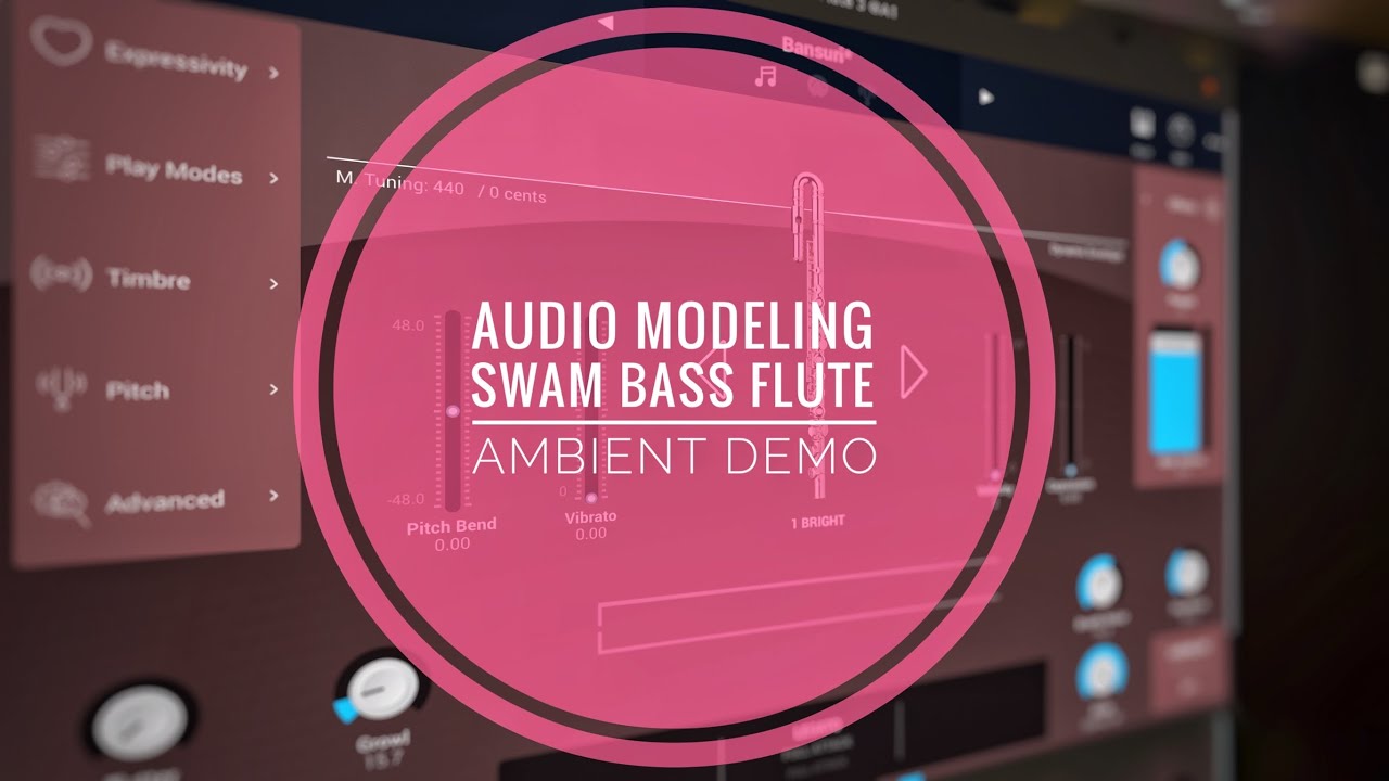 Audio Modeling Swam Woodwind Bass Flute + FX for Ambient / Electroacoustic / Experimental Demo