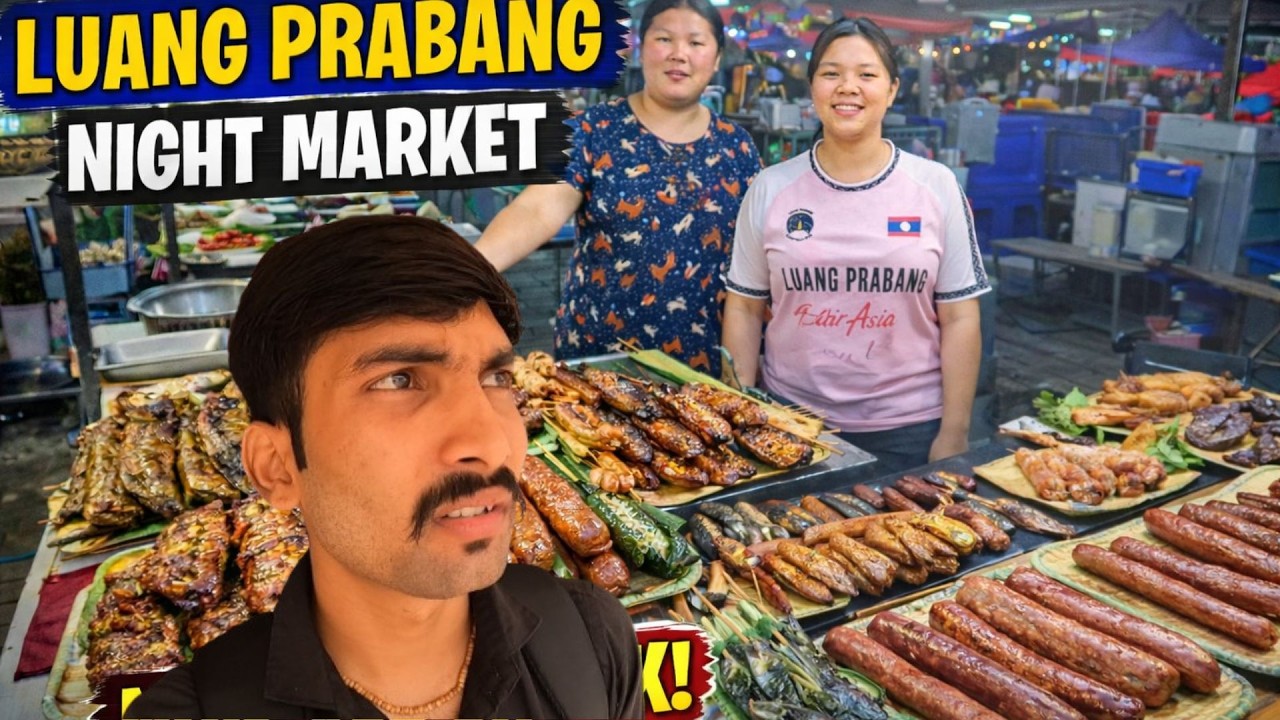 NONVEG MARKET OF LUANG PRABANG ( LAOS )