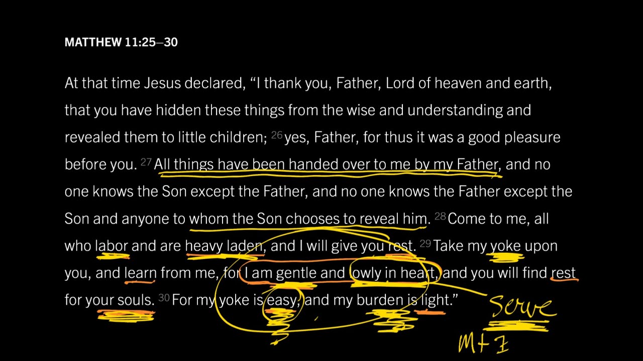 What Kind of Rest Does Jesus Give? Matthew 11:25&ndash;30, Part 6