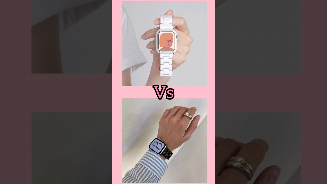Apple watch white black silver golden cream brown vs challenge🤍🖤🤎#youtubeshorts #tiktok #shortvideo