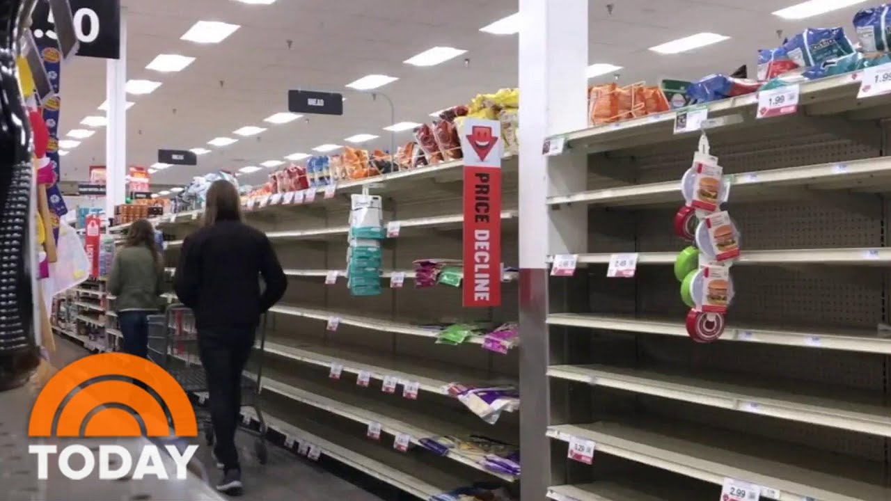 Grocery Stores And Manufacturers Rush To Restock Empty Shelves | TODAY