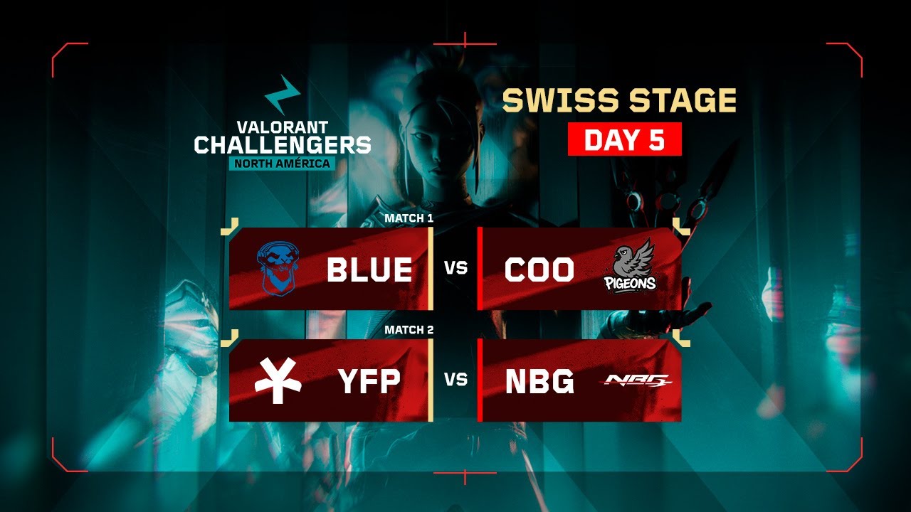 BLUE vs COO | YFP vs NBG | VALORANT Challengers NA | Week 2 Day 1 | A | Swiss Stage 1