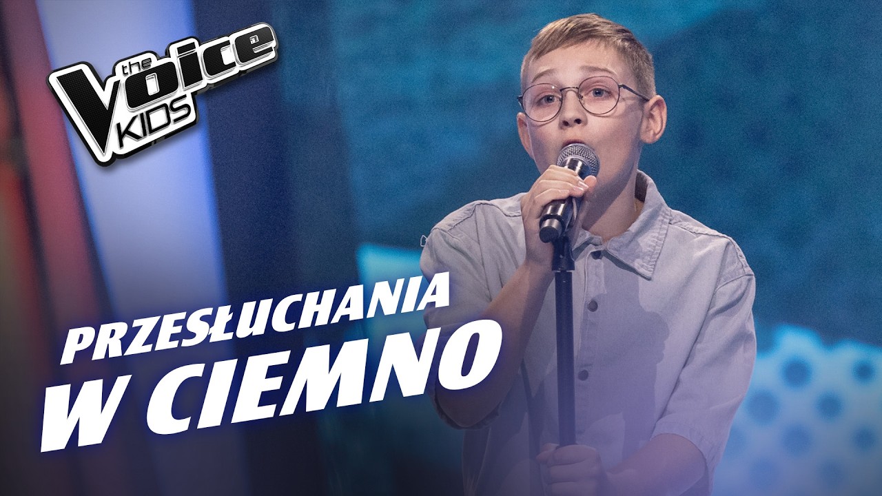 Kacper Malinowski - &bdquo;Momma Song&rdquo; - Przesłuchania w ciemno | The Voice Kids Poland 9