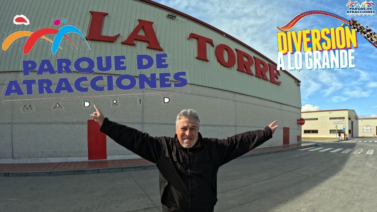 Raul en el parque de atracciones los desguaces La Torre en Madrid, que locura de desguace!!!