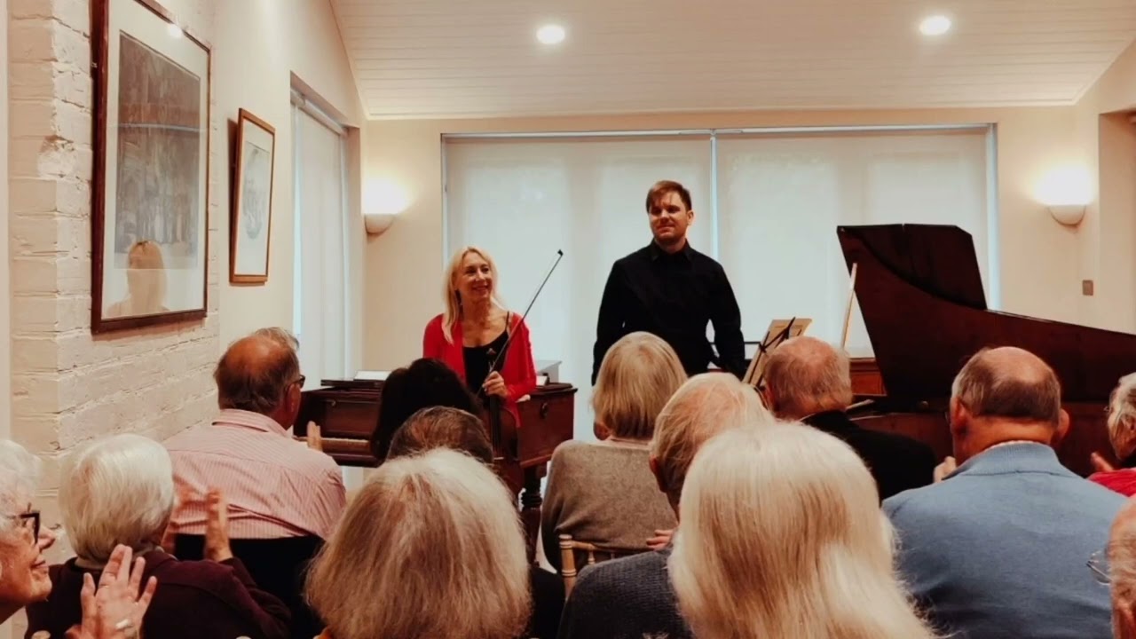 Jacqueline Ross & Artemi Belogurov Beethoven Violin Sonata Op 24 Mvt I Clip Live at Finchcocks 