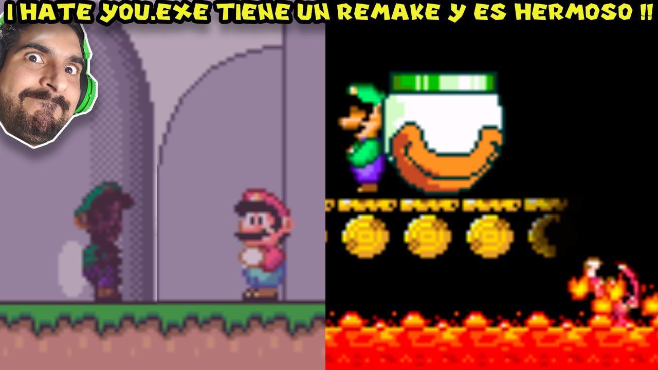 I HATE YOU.EXE TIENE UN REMAKE Y ES HERMOSO !! - Mario World Ignited Hatred con Pepe el Mago
