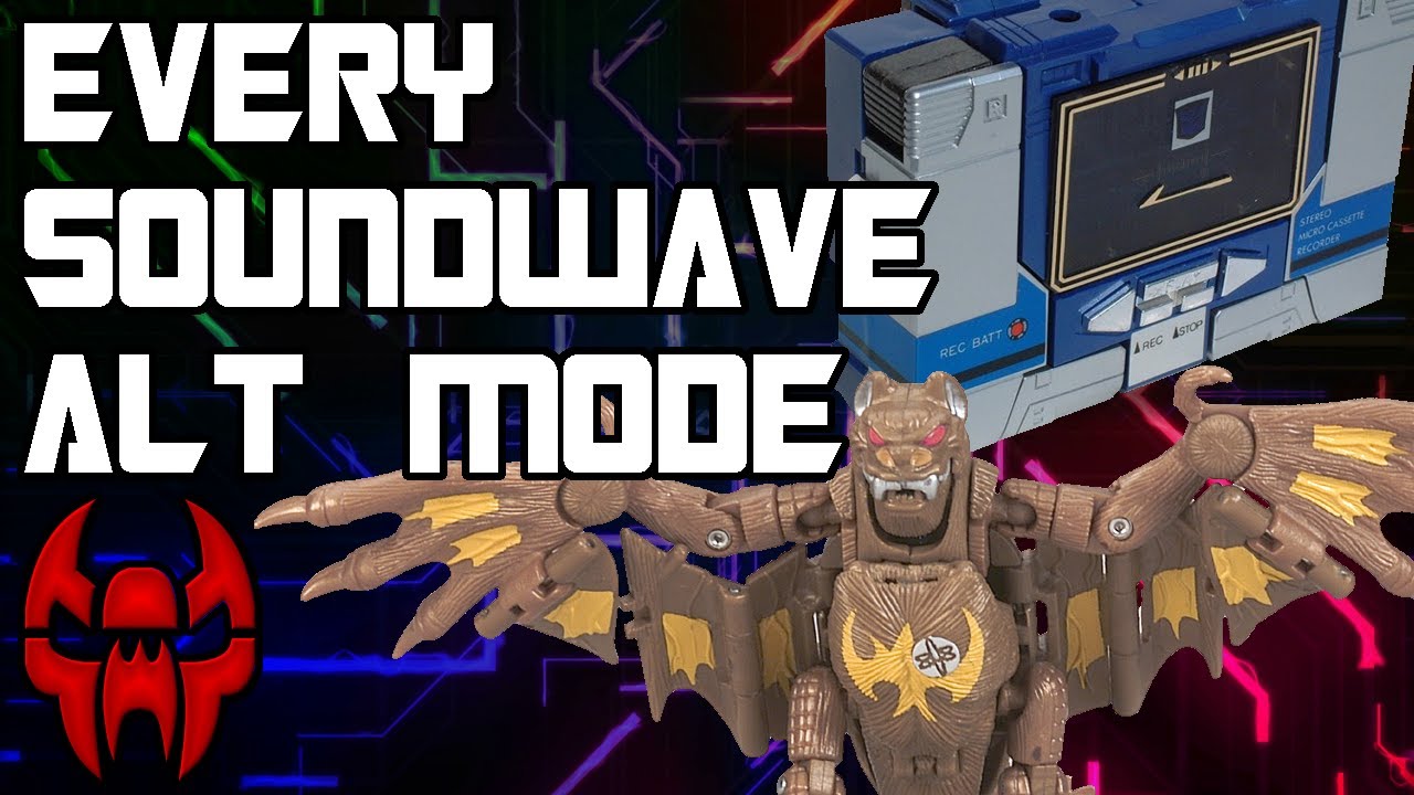 Everything Soundwave Has Transformed Into