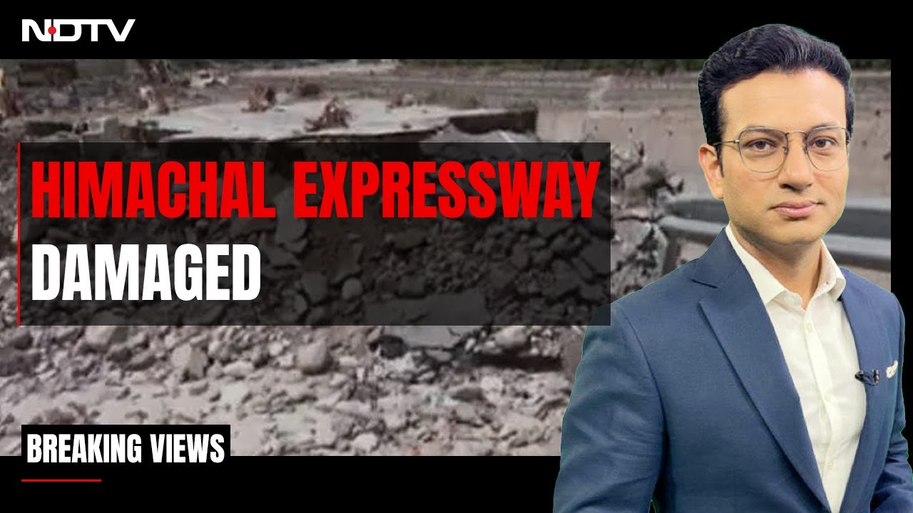 Himachal Flash Floods: Key Kullu-Manali Expressway Damaged | Breaking Views