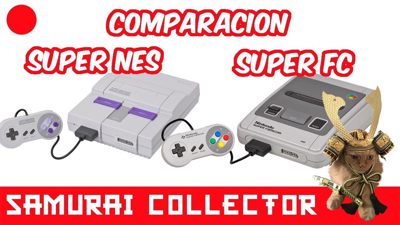 Comparación Super Nintendo VS Super Famicom