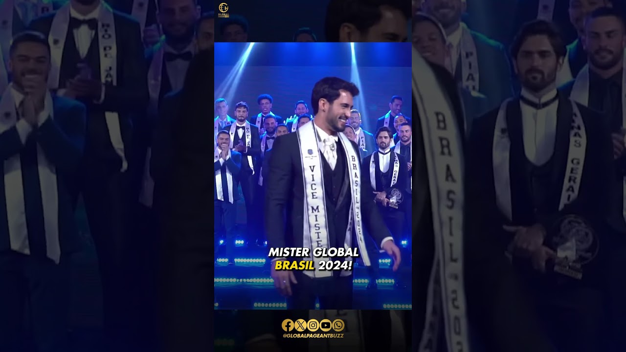 The Newly crowned Mister Brazil Global 2024 🏆Luiz Mascarenhas