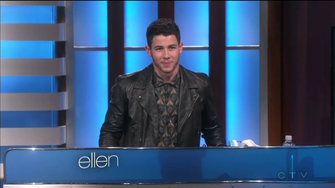 Nick Jonas - Ellen Tv show (entire interview - flaunt Magazine)