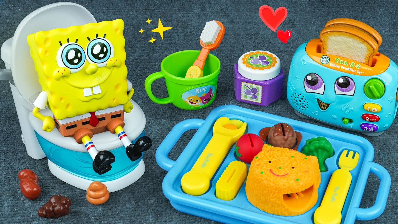 60 Minutes Ultimate Cooking Toys Playset, Unboxing SpongeBob SquarePants Toy Collection |Tina Review