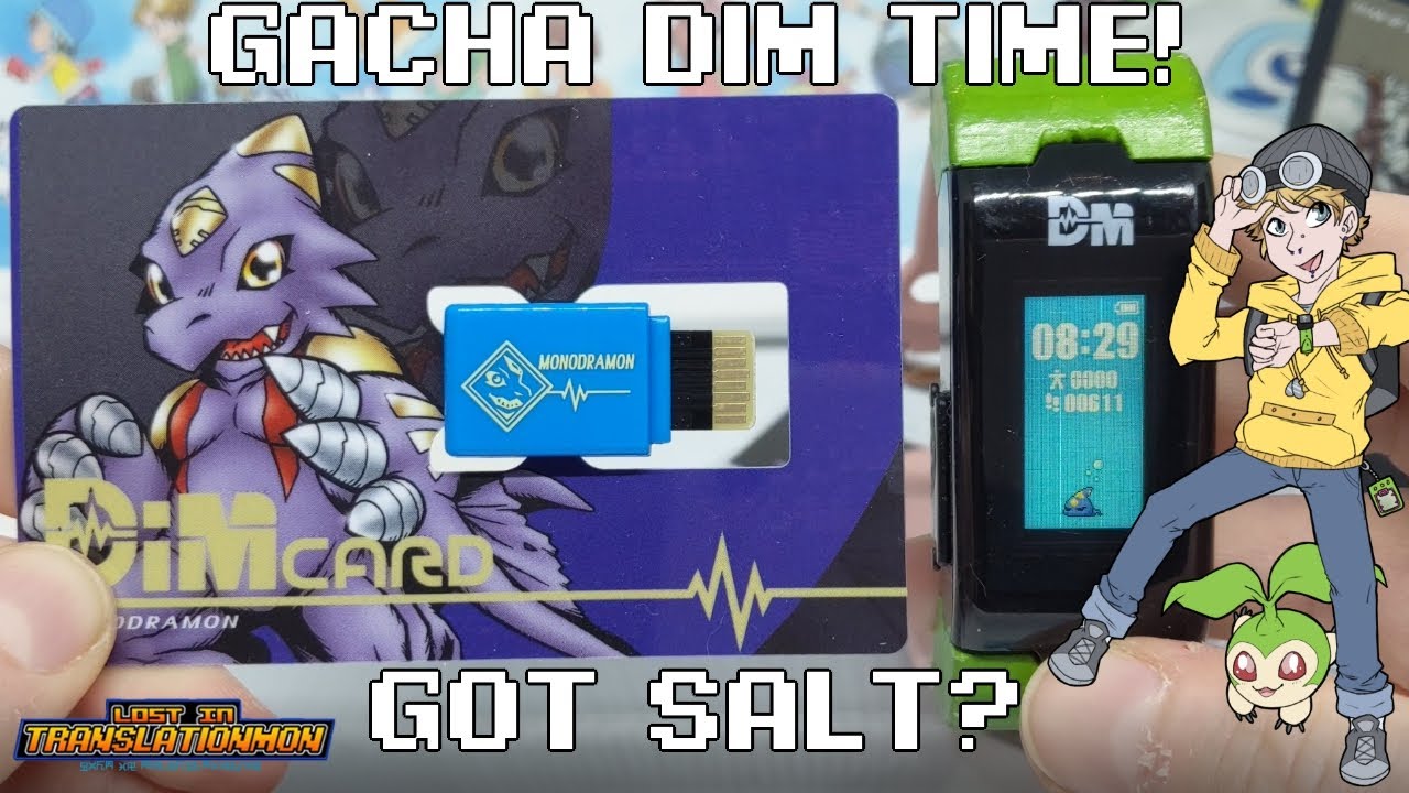 Запуск Dim-карты Monodramon GP &mdash; Влог о Digimon Vital Bracelet №25