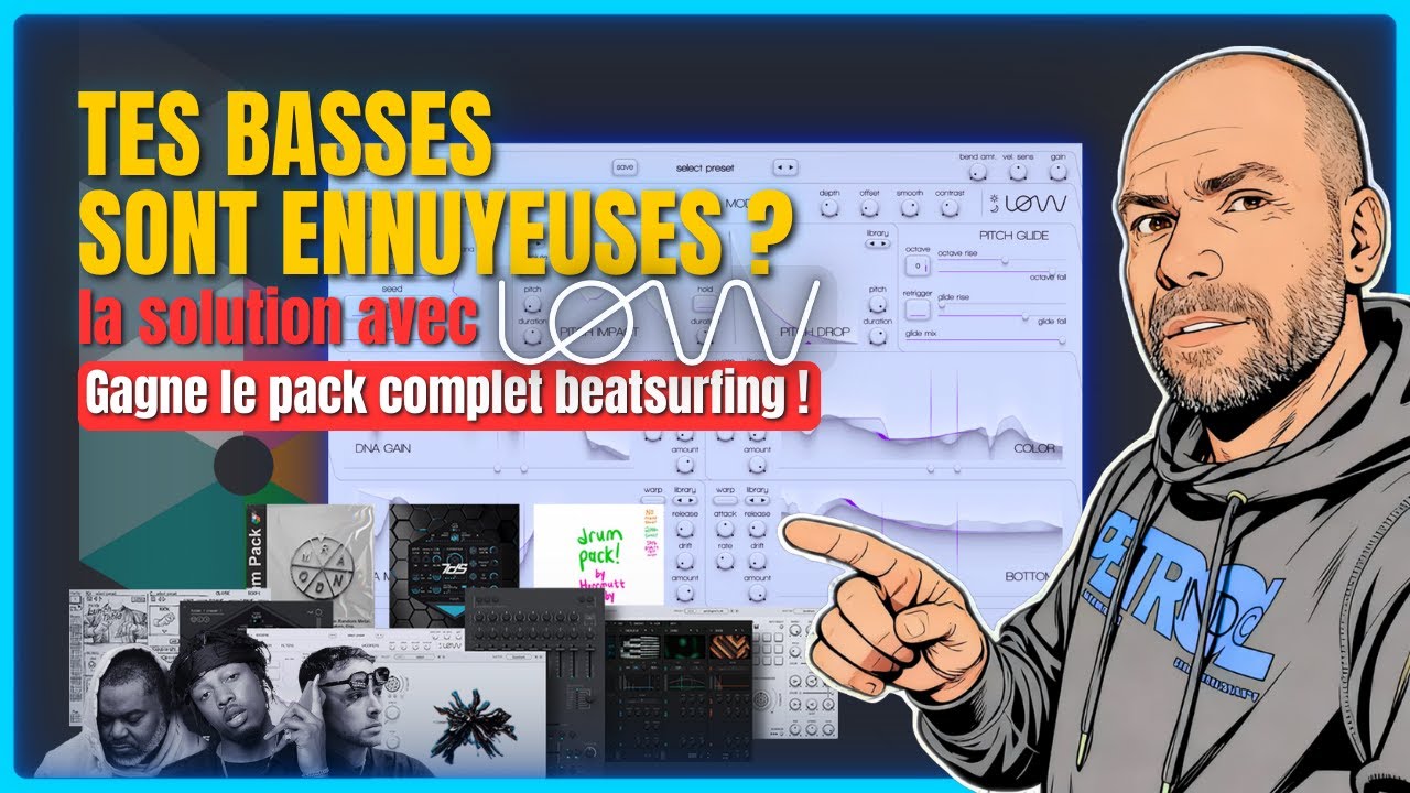 Ma METHODE pour des BASSES qui COGNENT (Tuto LØW + Pack à gagner)