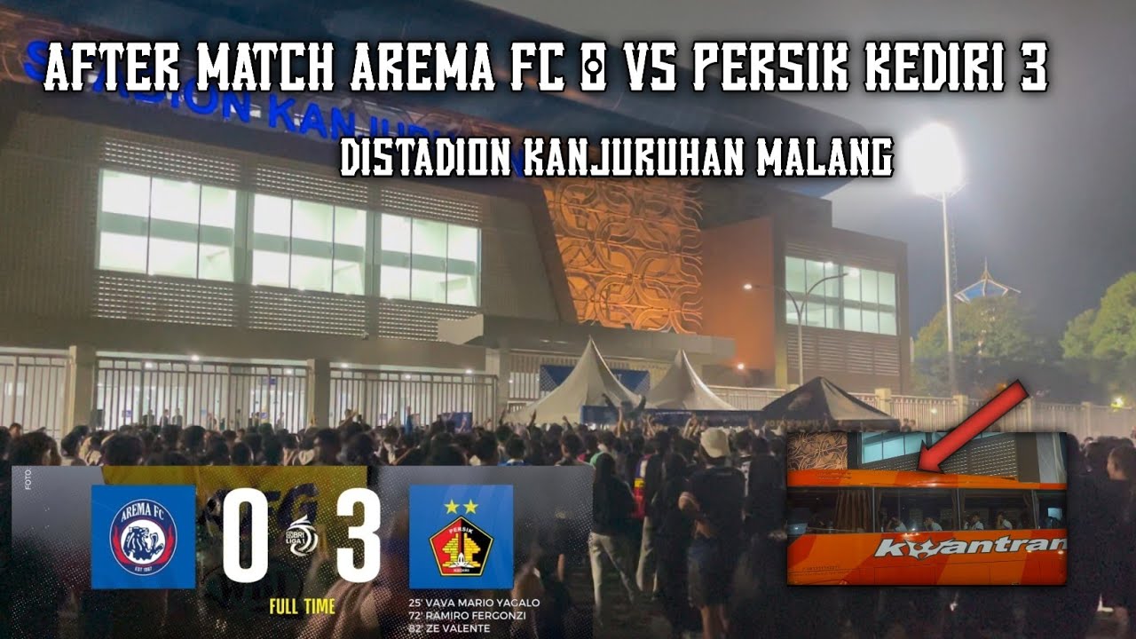 TIDAK TAYANG DITV ‼️AREMA 0 VS PERSIK 3 AREMA TAKLUK ATAS PERSIK KEDIRI