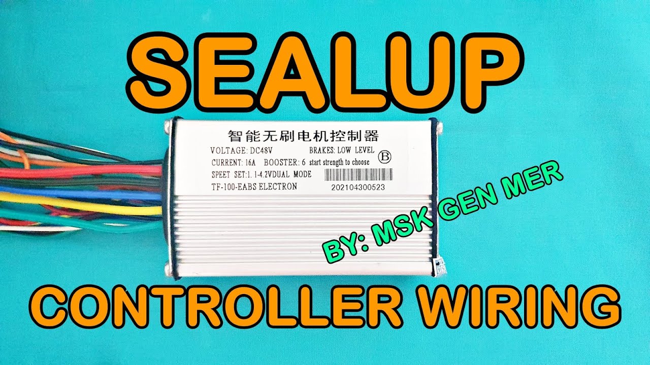 SEALUP ELECTRIC SCOOTER CONTROLLER WIRING [TAGALOG] SEAL-UP TF-100 MOBER S10 CONTROLLER