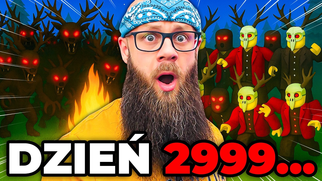 Czy Przetrwam *NIEMOŻLIWE 3000 DNI* w LESIE...?🌲🔦 ( Totalne Szaleństwo!!! 💀 )