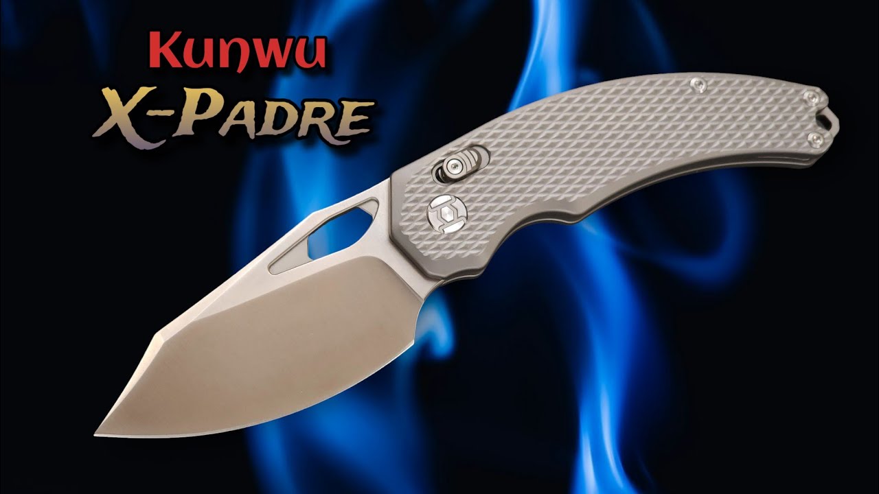Kunwu X-Padre: прочный складной нож с замком Bar-lock в Elmax!