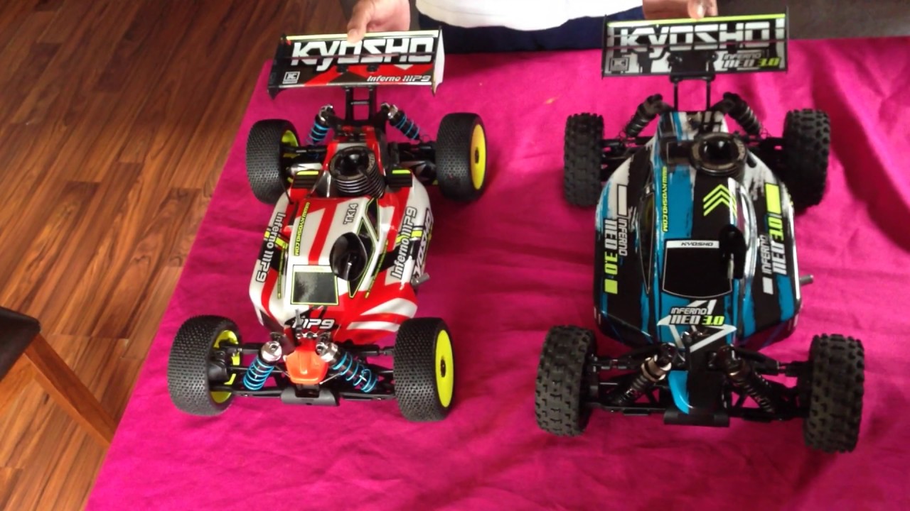 MP9 tk4/ inferno neo 3.0 comparaisons!!! les rtr nitro de débutant!!