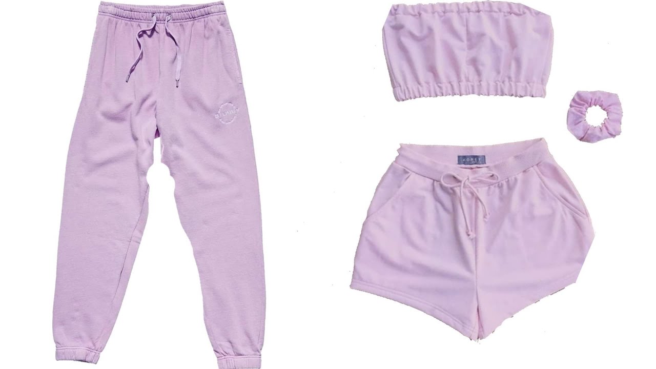 Transforming Joggers Into two Piece Lounge Set|| DIY TRANSFORMATION BY DENI COLLECTION