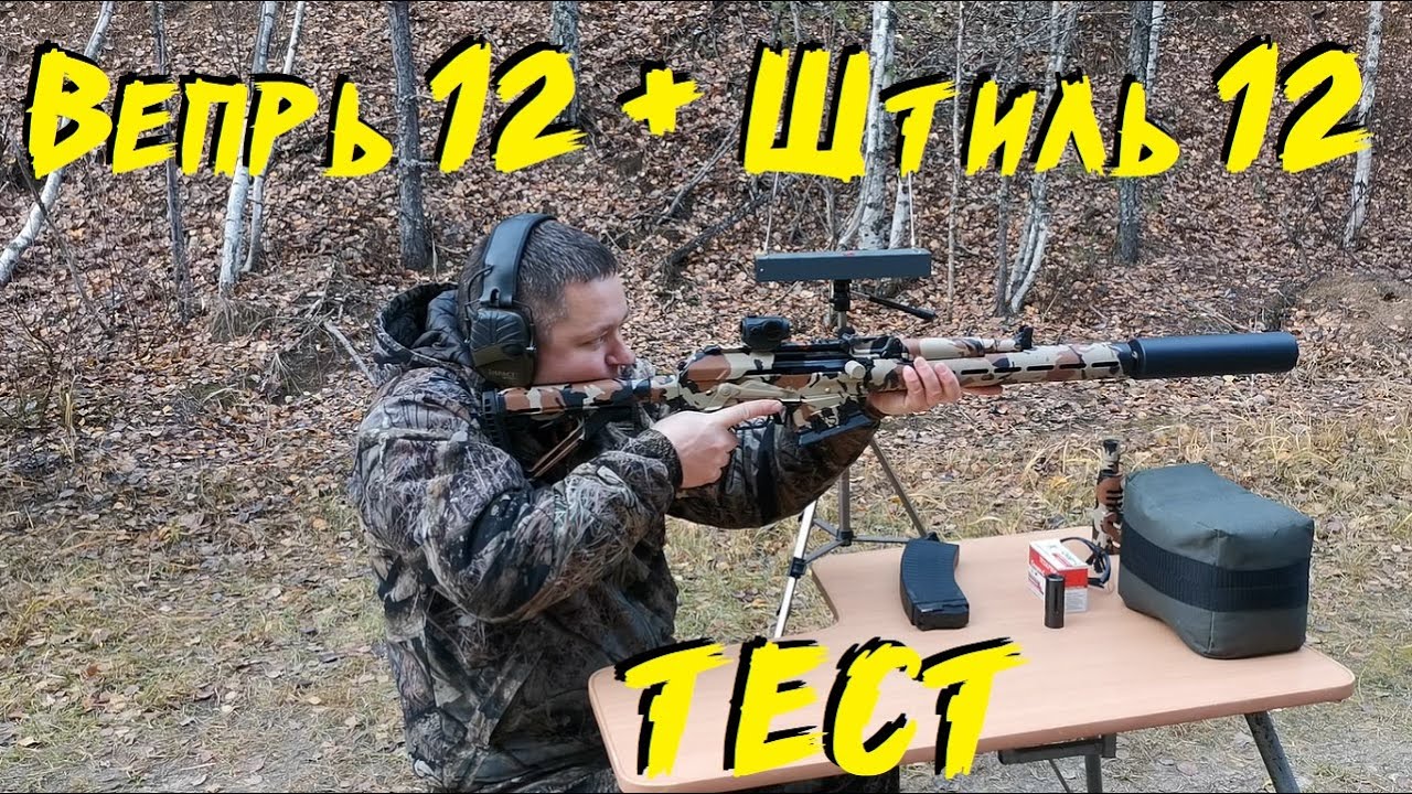 ПУЛЯ 12 КАЛИБРА на ДОЗВУКЕ || ДТК ШТИЛЬ 12