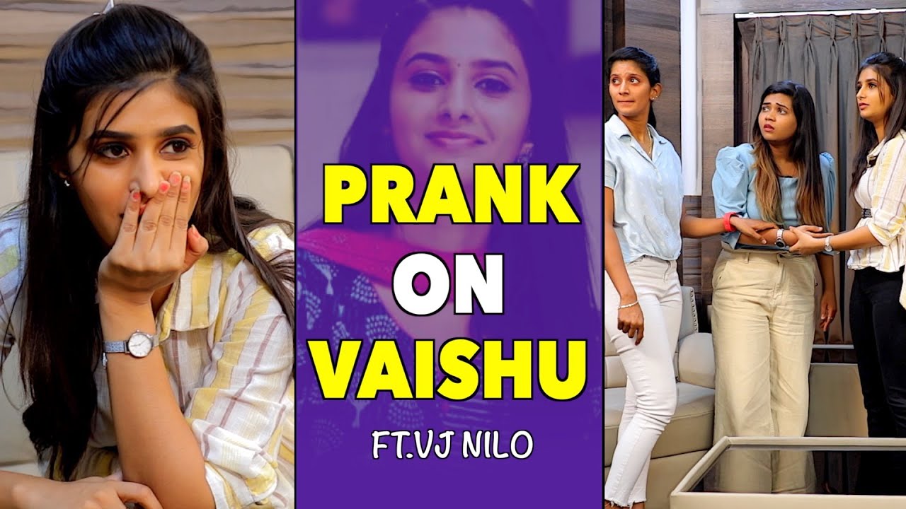SHOCKING : Prank Goes Wrong Ft. Vaishu Sundar | Prank On Vaishu | Aadhan Pranks |Raja Rani| Vijay TV