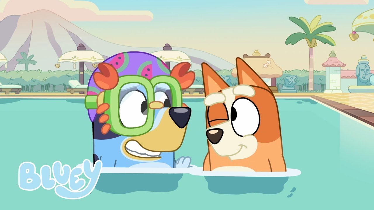Simskola | Bluey Officiella Svenska Kanalen
