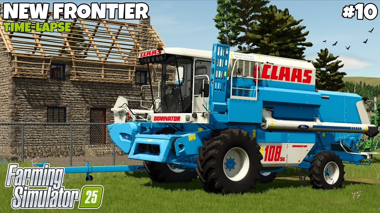BUY NEW HARVEST AND MAKE A STRAW BALES | NEW FRONTIER FORESTRY | Farming Simulator 25 | EP - 10