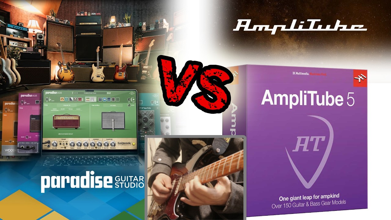 Paradise Guitar Studio vs AmpliTube 5
