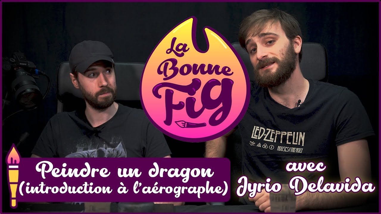 La Bonne Fig - Introduction à l'aérographe - Peindre un dragon avec Jyrio Delavida