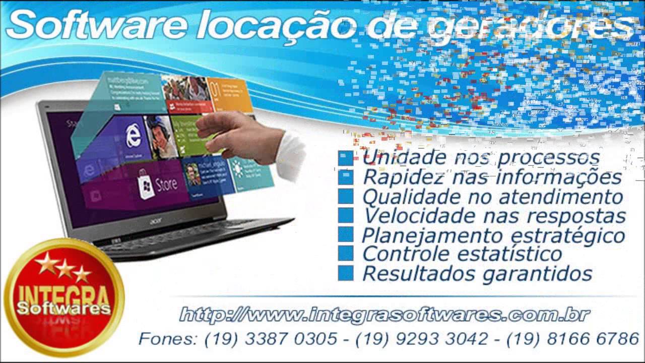 Software para Loca&ccedil;&atilde;o de geradores aluguel de geradores