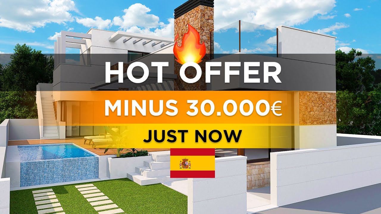 🔥 HOT OFFER -30.000€ 🔥 Modern new construction villa with private pool in Benijofar, Alicante