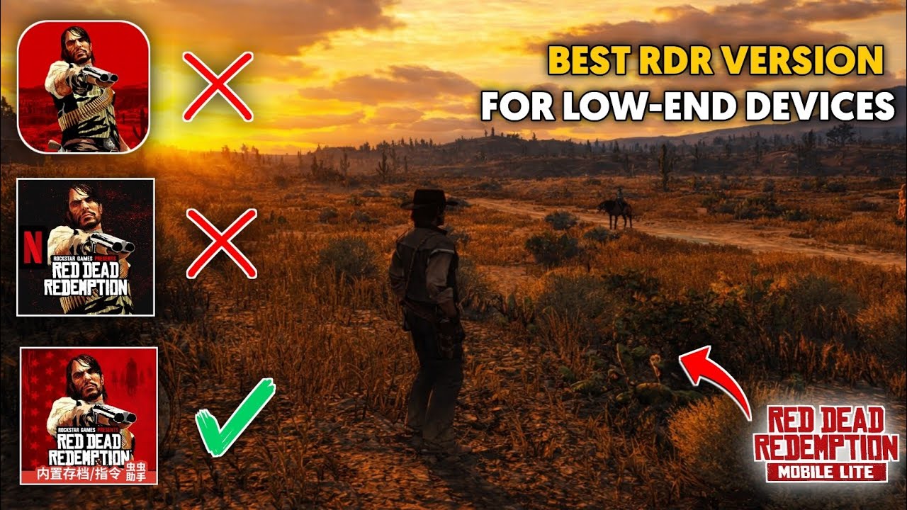 😱 Play Red Dead Redemption on Mobile | 5 Best Working Methods 🔥 (Low-End Devices)