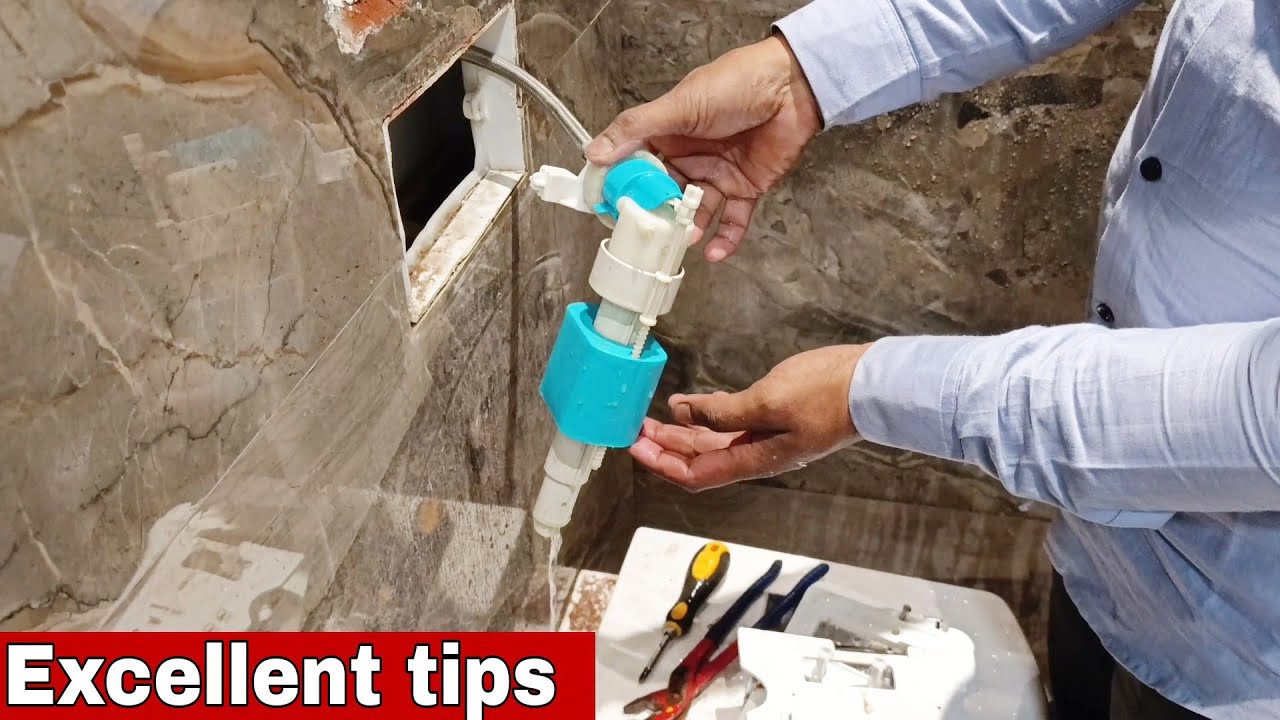how to repair leaking concealed flush tank