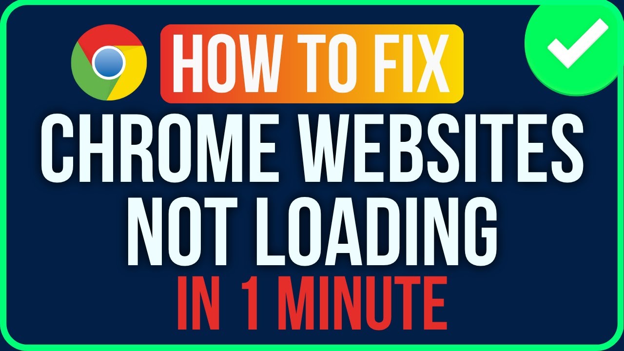 WEBSITE NOT LOADING [FIXED] | How To Fix Website Not Loading In Chrome