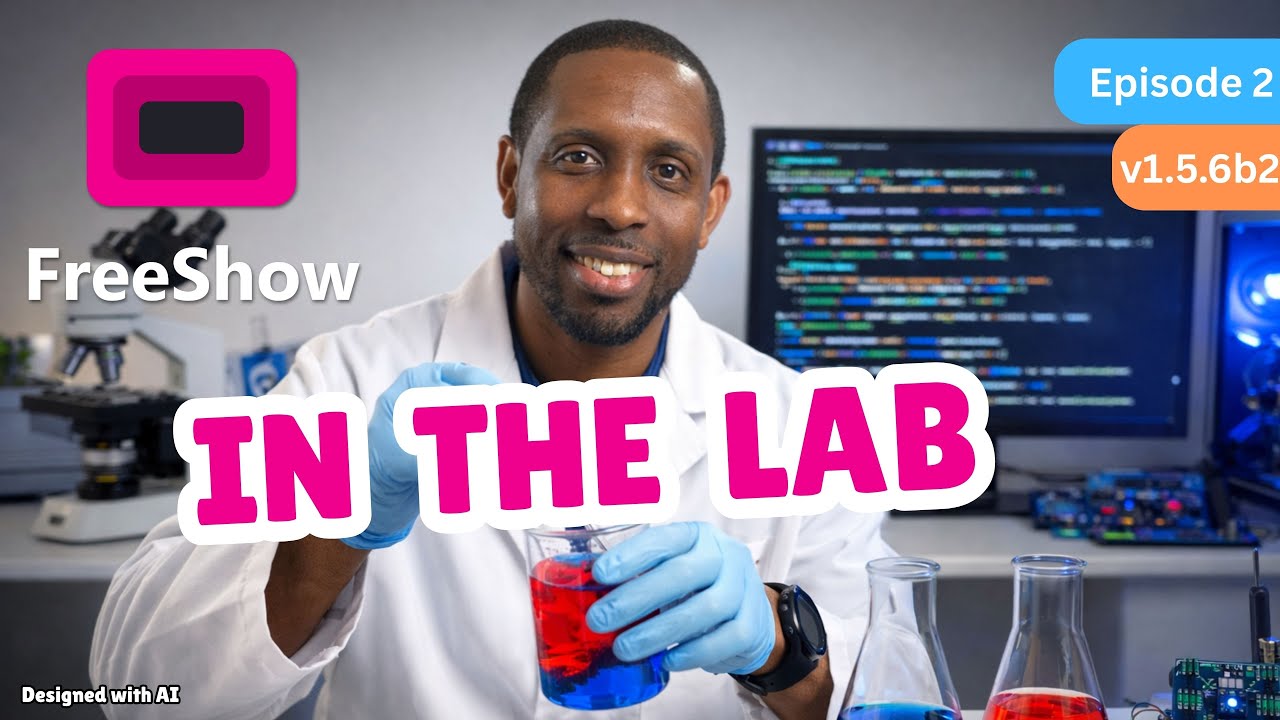 FreeShow In the Lab 1/12/26  #freeshowtutorial #presentationsoftware #obsstudio #propresenter